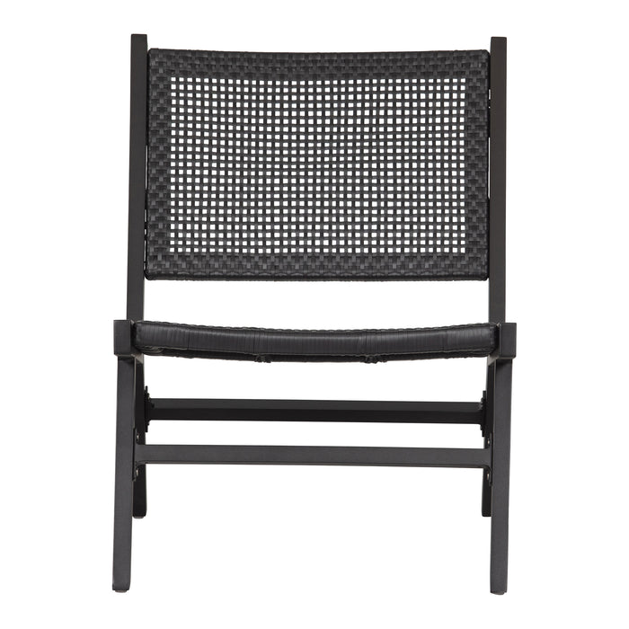 Woood Puk Fauteuil - Zwart