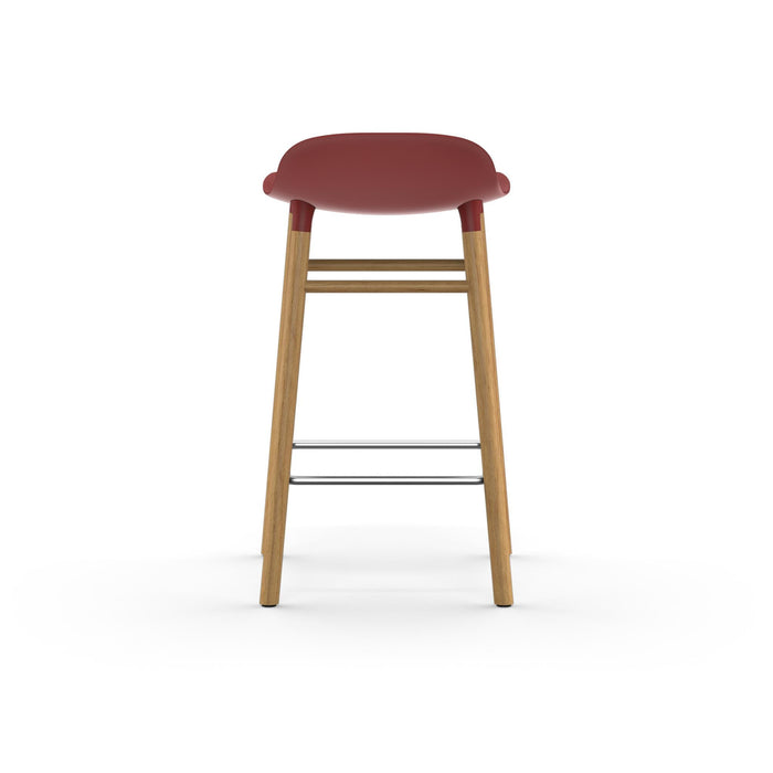 Normann Copenhagen Form Barkruk Low 65 cm - Eiken - Donkerrood