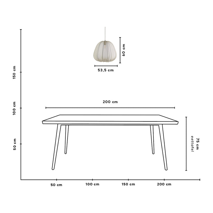 Bolia Balloon Hanglamp ø 53,5 cm - Ivory