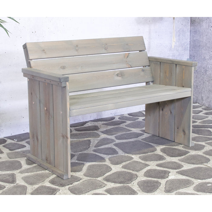 SenS-Line - Toulouse Tuinbank 2-zits 120cm - Grijs