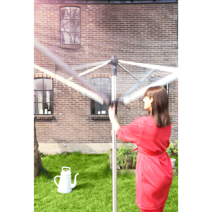 Brabantia Lift-O-Matic Advance Droogmolen 50 m + Betonanker