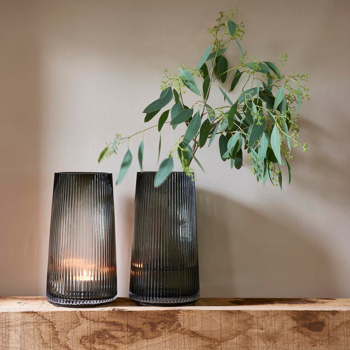 Riviera Maison Vancouver Ribbed Vase L - 14.0x14.0x24.5 cm