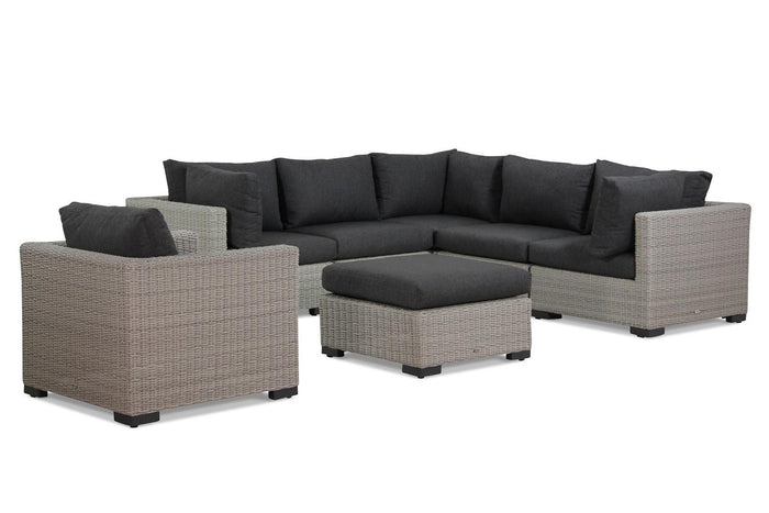 loungeset beschermhoes London 300 x 250 x 90 cm zwart