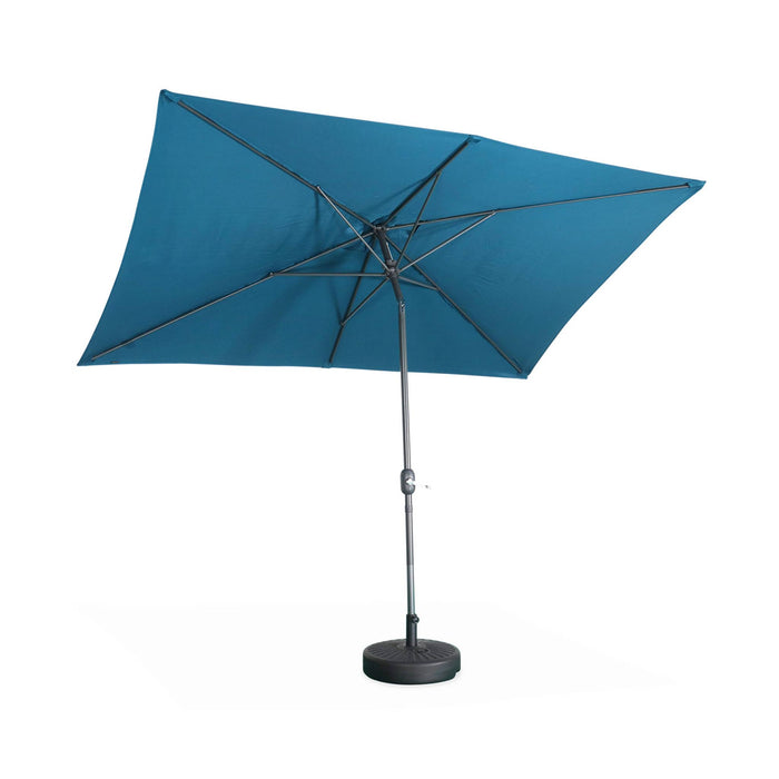 sweeek - Rechthoekige parasol 2x3m met centrale mast