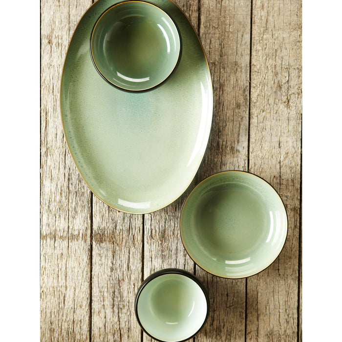 Serax Pure Bord Ø 21,5 cm - Aquagroen