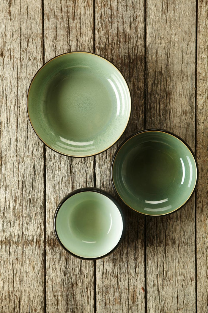 Serax Pure Bord Ø 21,5 cm - Aquagroen