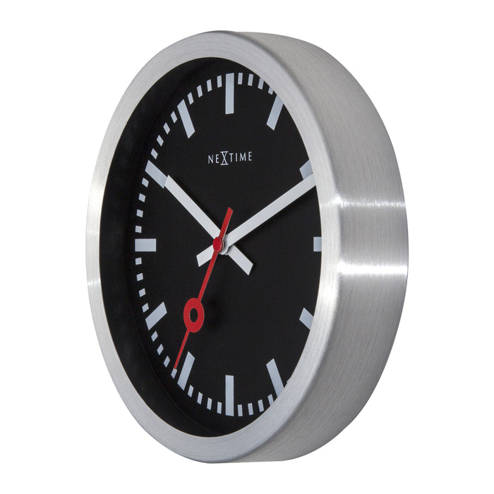 NeXtime Station Stripes Klok Ø 19 cm