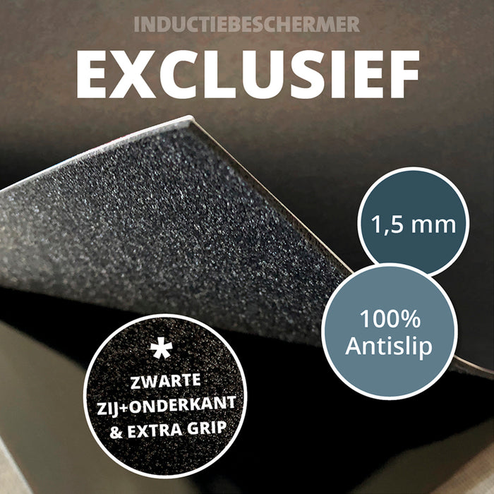 Inductie Beschermer - Exclusief - Meisje met de Parel Print - 60x52cm