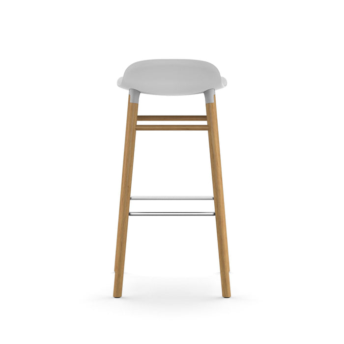 Normann Copenhagen Form Barkruk Low 75 cm - Eiken - Wit