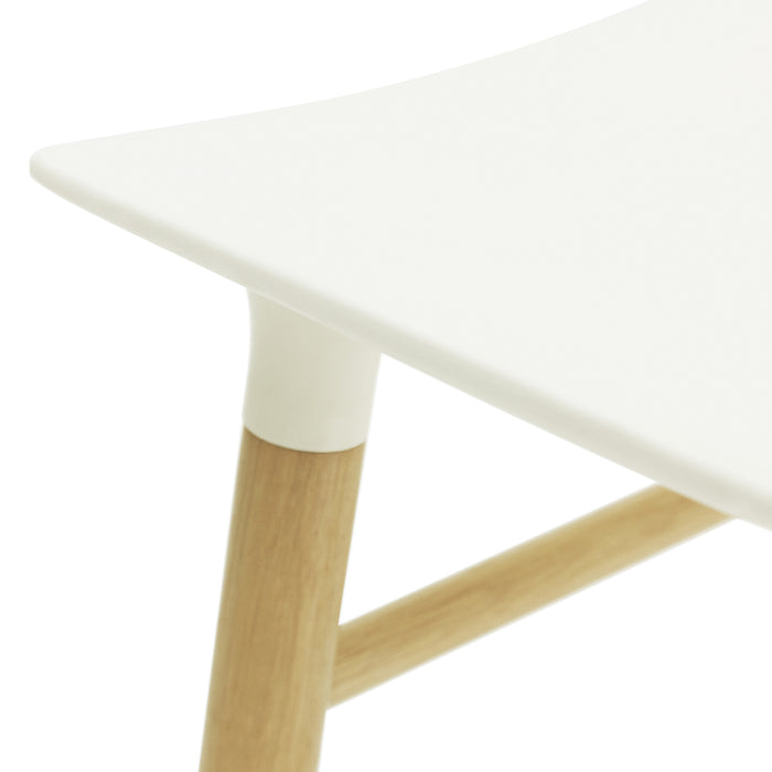 Normann Copenhagen Form Barkruk Low 75 cm - Eiken - Wit