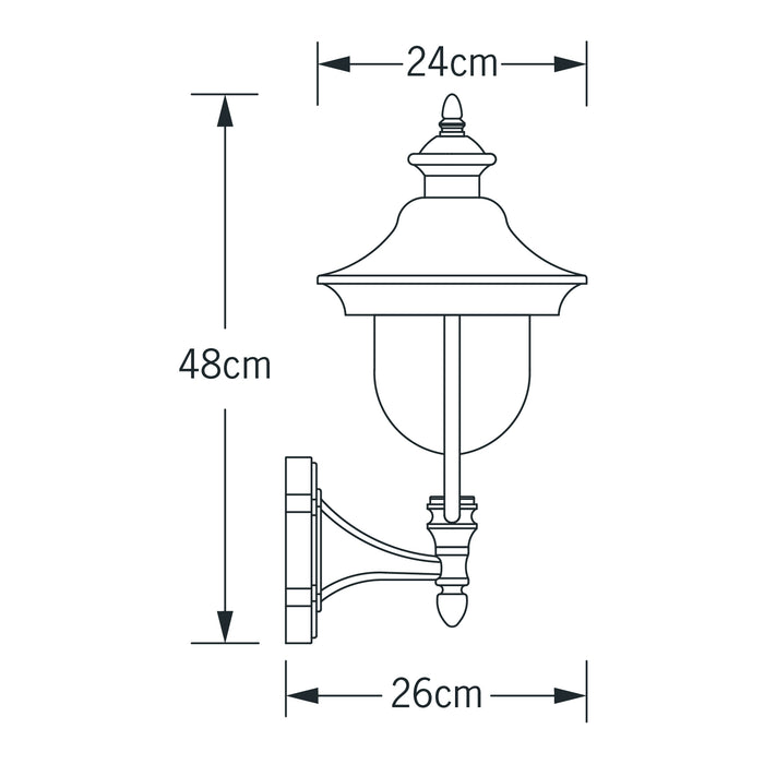 Konstsmide Parma Wandlamp