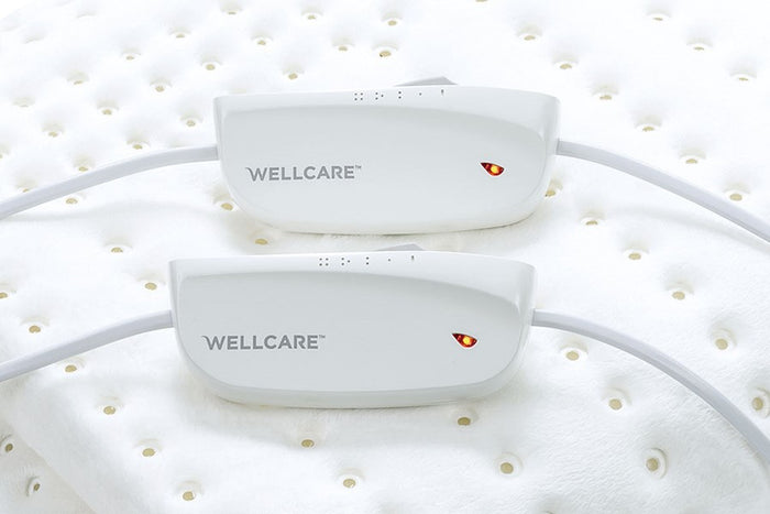 WellCare Elektrische onderdeken Cosy Fleece wit 160x150 cm 79503.01