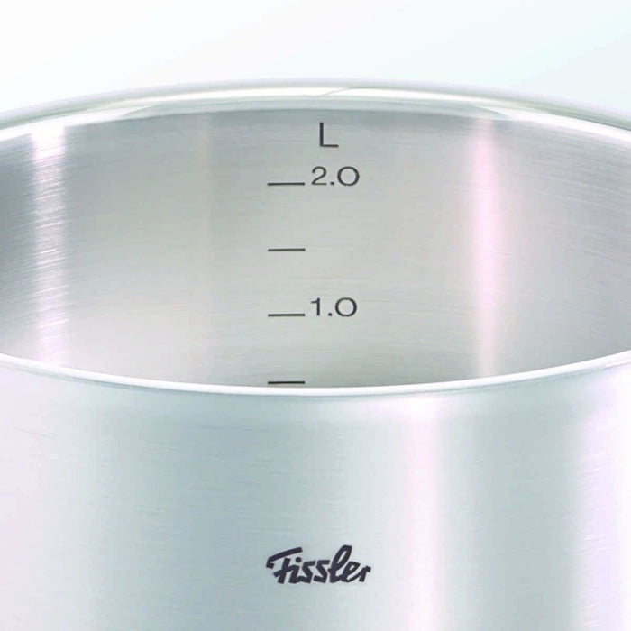 Fissler original profi collection pannenset, 3-delig met glasdeksel