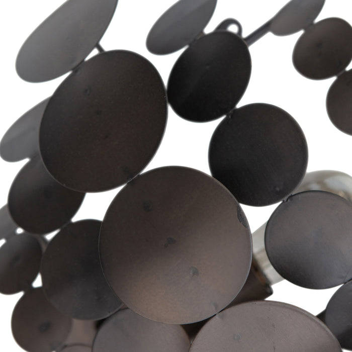 Woood Kaki Wandlamp - Zwart