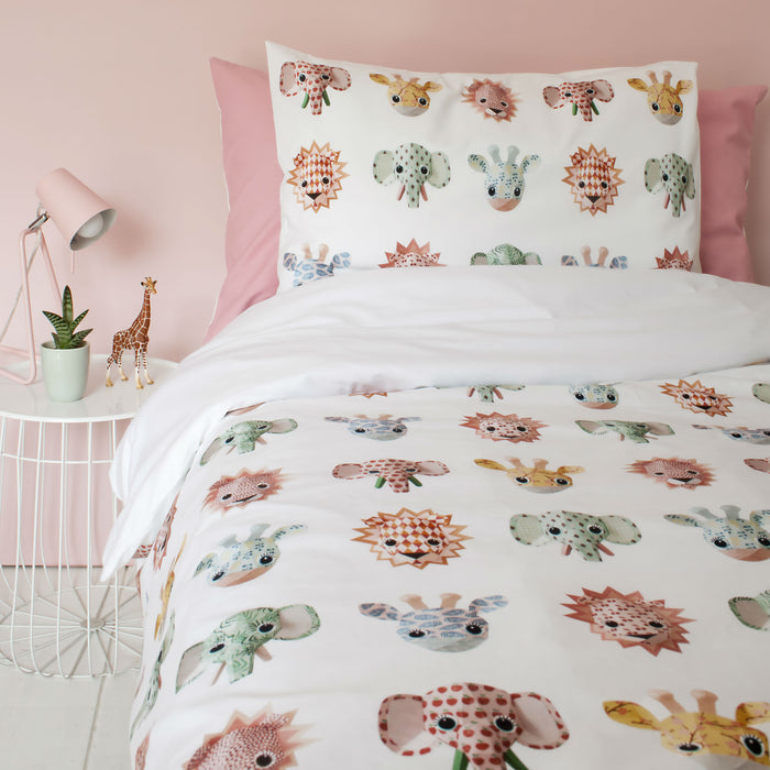 Studio Ditte Wilde Dieren Dekbedovertrek 140 x 220 cm