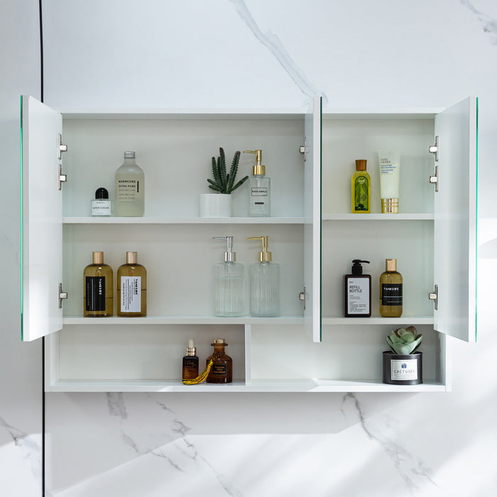 Vtw Living - Spiegelkast - Badkamermeubel - Medicijnkast - 100 cm