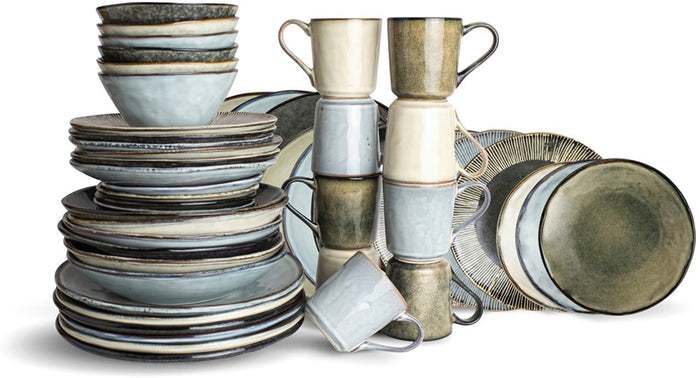 Dutch Rose Set 54 Delig Servies Assorti