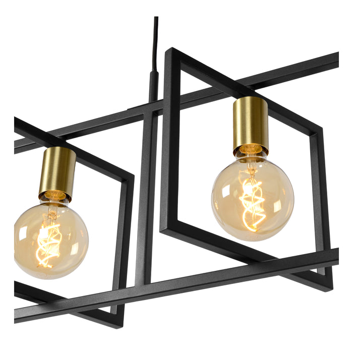 Lucide ROTAX Hanglamp - Zwart