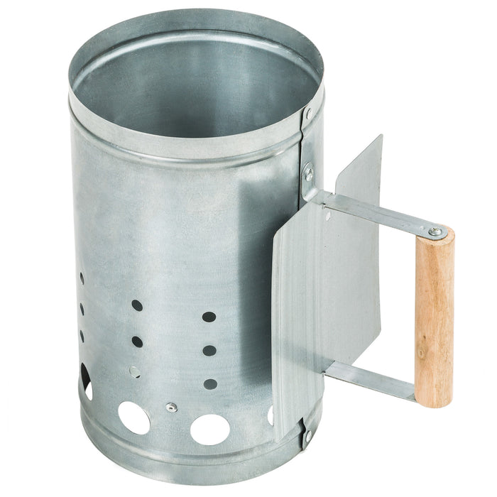 tectake Houtskoolstarter met hitteschild