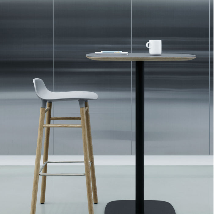 Normann Copenhagen Form Barkruk Low 75 cm - Eiken - Donkerrood