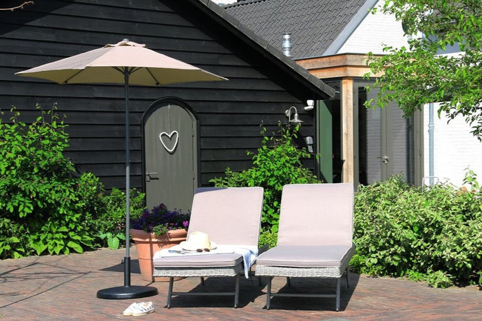 Parasol rond - Ø 200cm - ecru