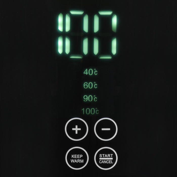 Cool Touch Digital Kettle - Digitale Waterketel - 1.7L - Zwart