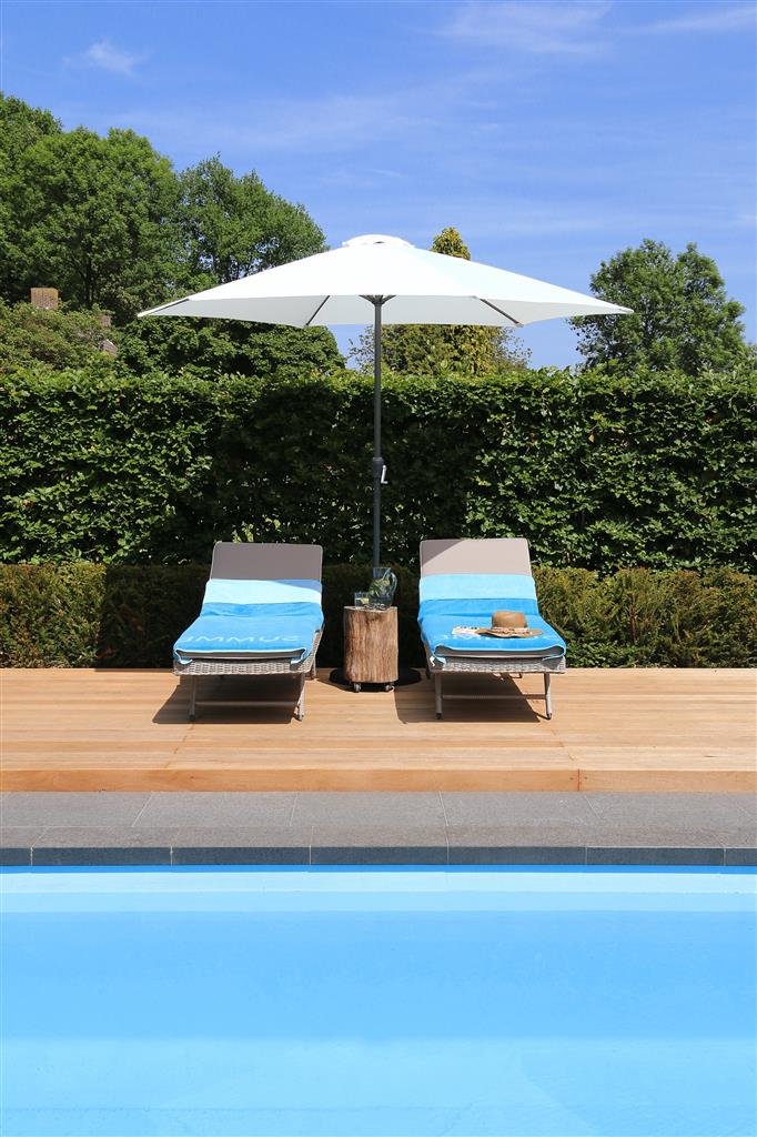 Parasol Luxe 6-ribs - Ø 300cm - wit