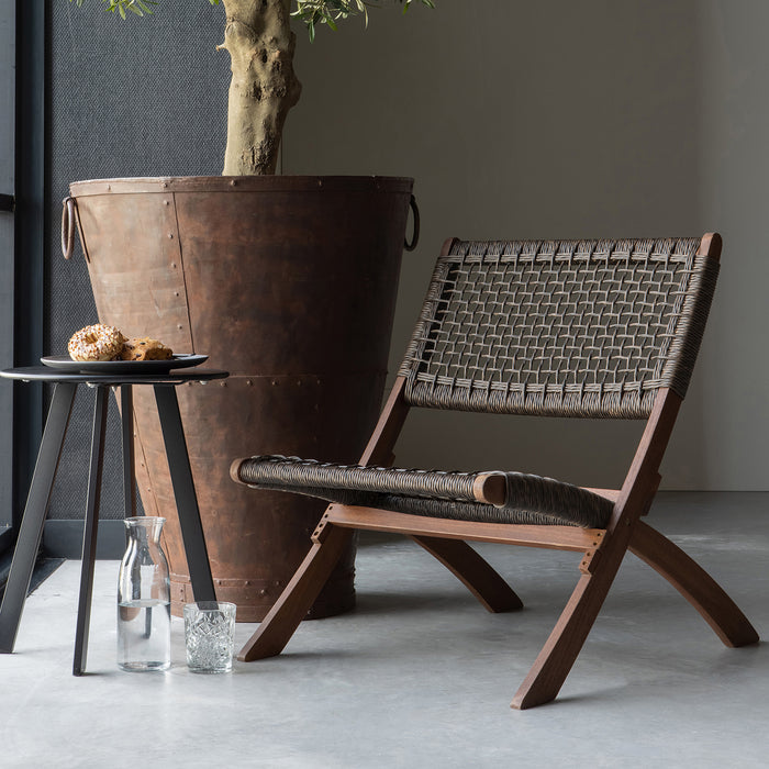 Woood Lois Klapstoel - Donkerbruin