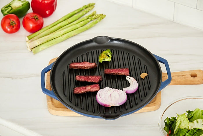 Buccan - Hamersley - Gietijzeren grillplaat - Blauw