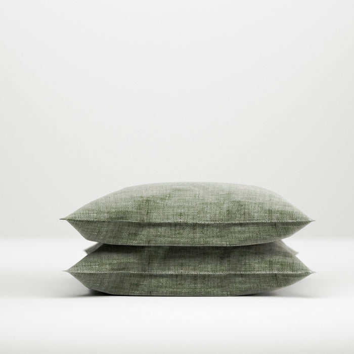 Zo Home Lino Kussensloop Linnen Look army green