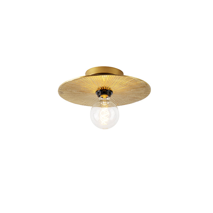 QAZQA Oosterse plafondlamp goud rond - Konge