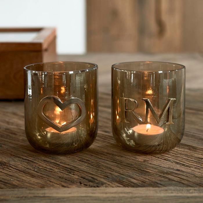 Riviera Maison RM Love Votive Box gold 2 pieces (Ø) 9x (H) 10