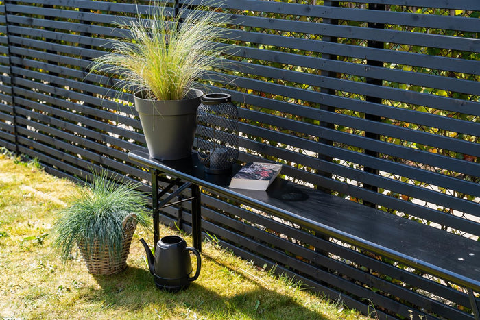 Inklapbare bierbank Berlijn zwart 200 cm