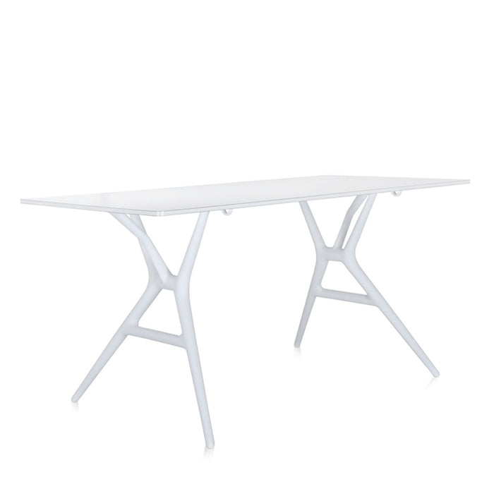 Kartell Spoon Eettafel - 160 x 80 cm - Wit