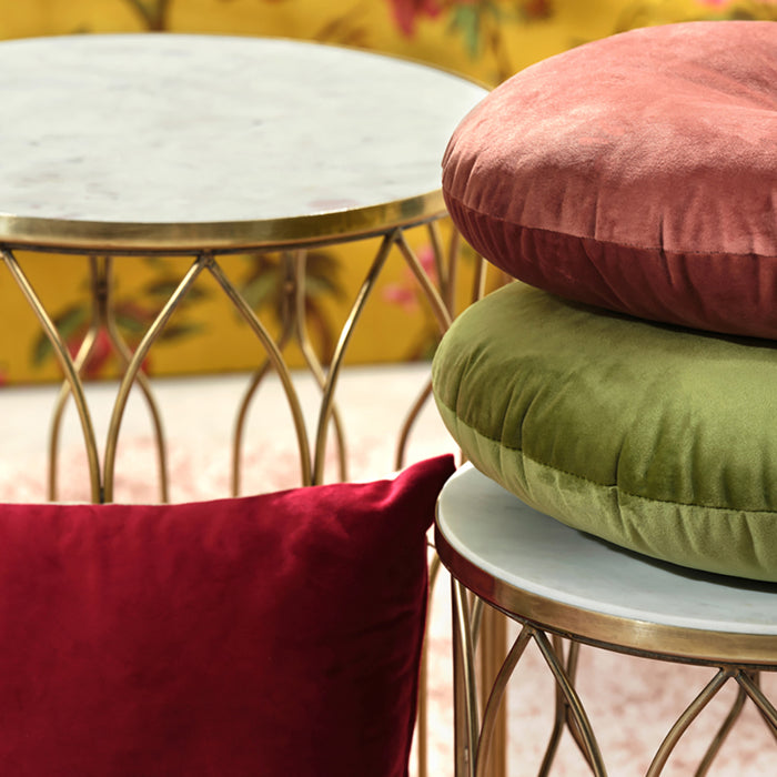 Hartman Jolie Rondkussen -Moss - 40 x 40 cm