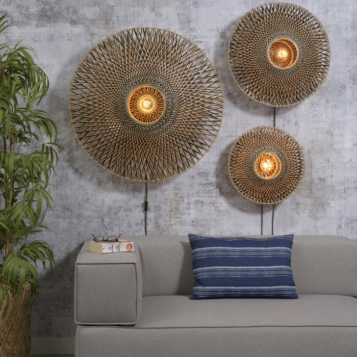 GOOD&MOJO Bali Wandlamp M - Ø 60 cm