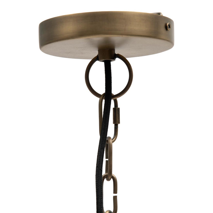 Riviera Maison French Glass Hanging Lamp gold (Ø) 40x (H) 20