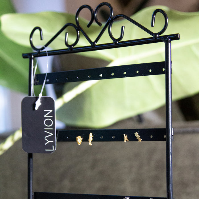 LYVION Oorbellenrekje zwart