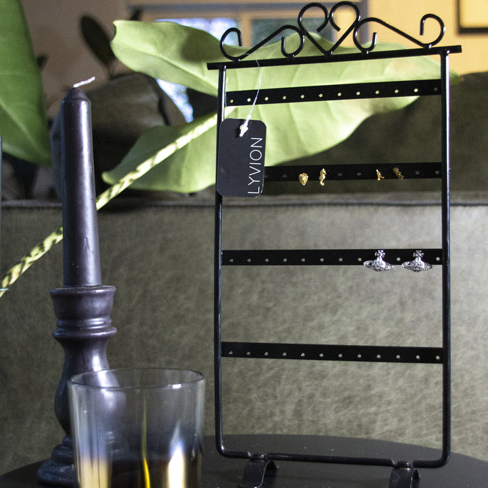 LYVION Oorbellenrekje zwart