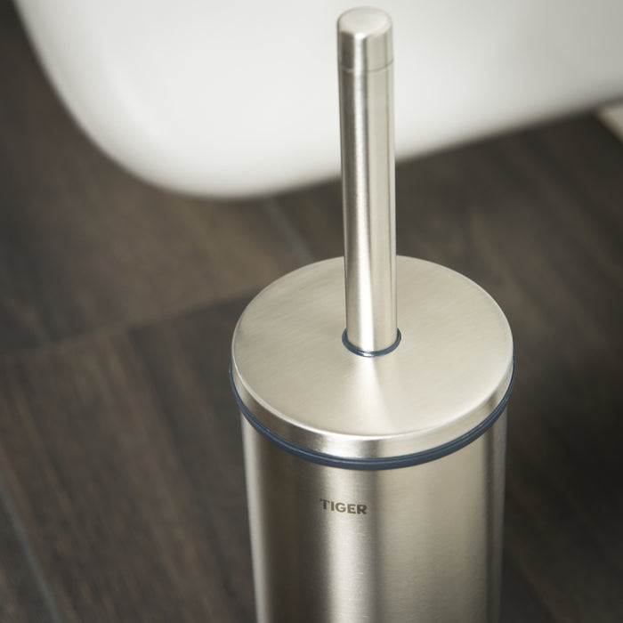 Tiger Boston Toiletborstel met Houder Vrijstaand - RVS Geborsteld
