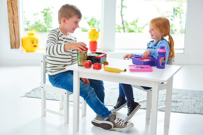 LEGO - Opbergbox Brick 1 Rond, Rood - LEGO