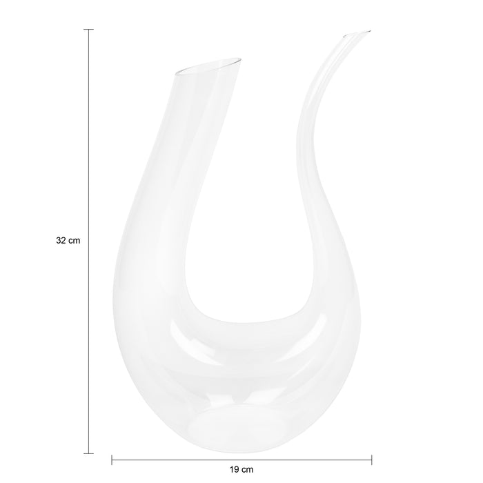 Krumble Decanteer karaf in U vorm - Glas