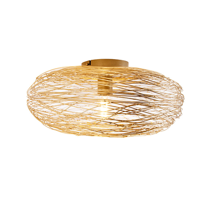 QAZQA Design plafondlamp goud ovaal - Sarella