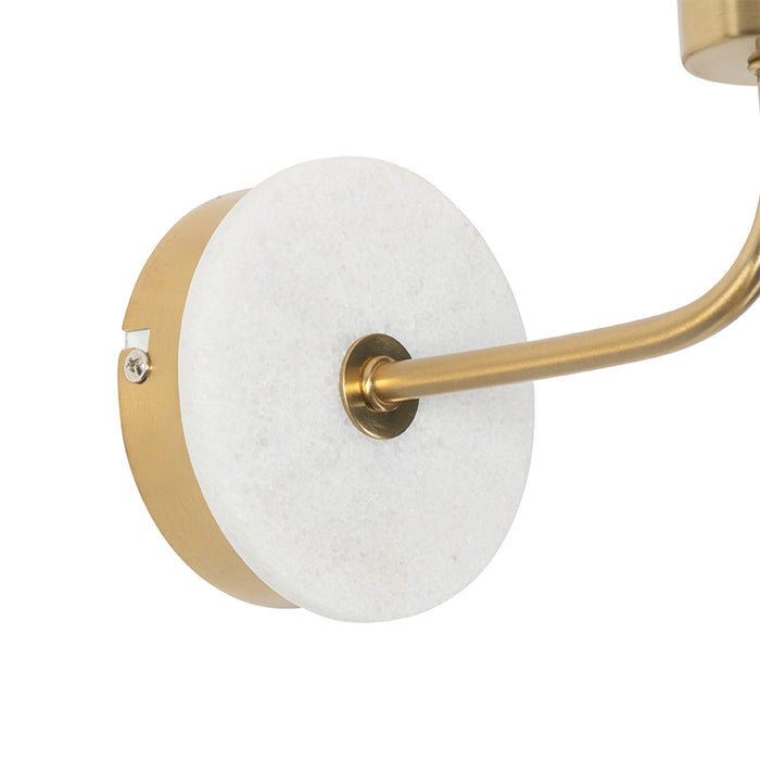 QAZQA Wandlamp kaso - Wit - Klassiek | Antiek - L 10cm