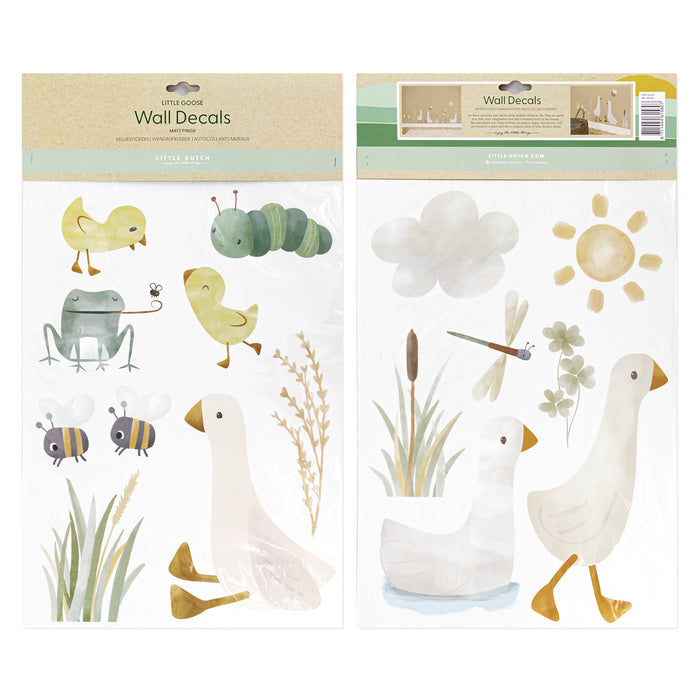 Little Dutch Little Goose Muurstickers - 42x30cm - Dieren en Ganzen
