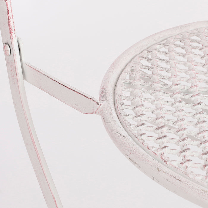 Mica Decorations Provence Inklapbare Bistrostoel - Wit