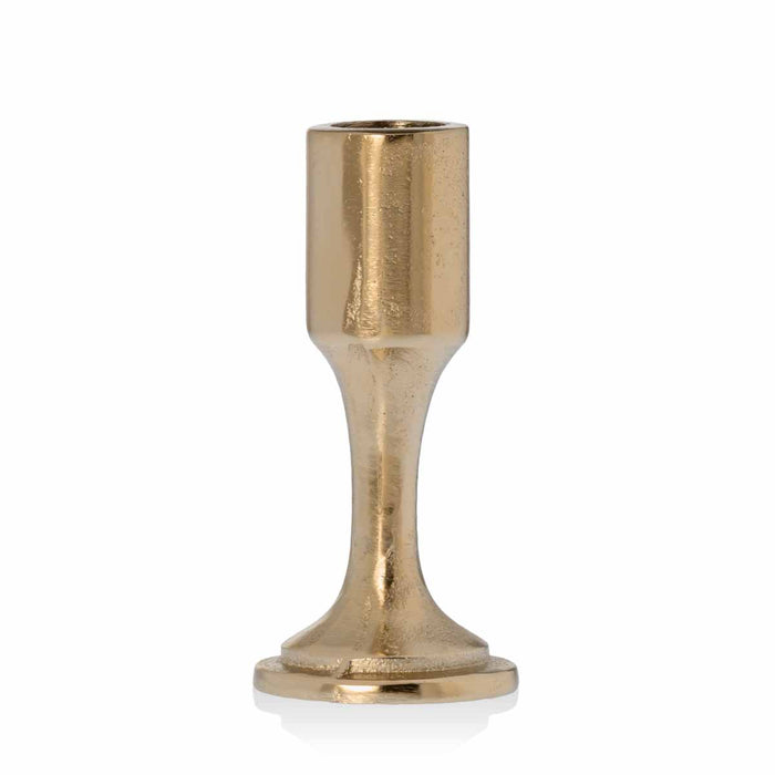 RIVERDALE - Kandelaar Lily 1 champ.goud 10cm