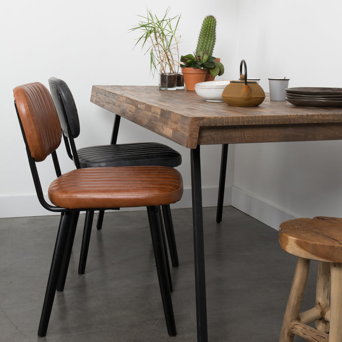 by fonQ Tygo Eettafel - 160 x 78 cm - Bruin