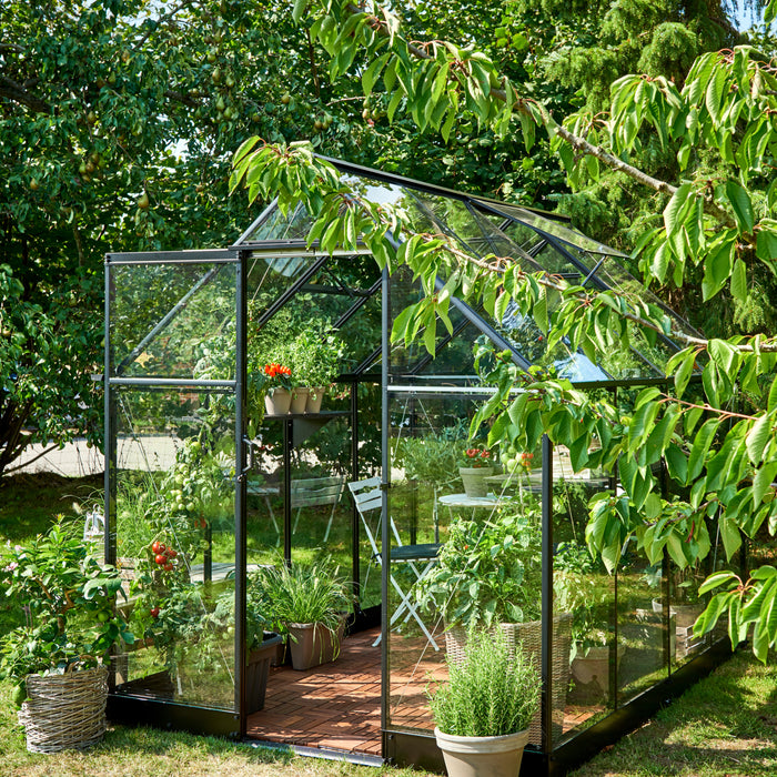 Royal Well Qube 86 Tuinkas met veiligheidsglas