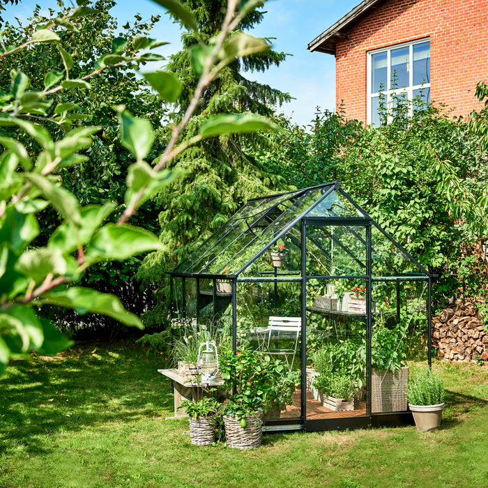 Royal Well Qube 86 Tuinkas met veiligheidsglas